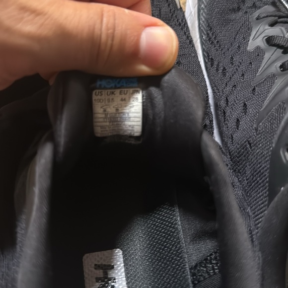 Hoka Clifton 8 Black Athletic Shoes - Picture 10 of 10